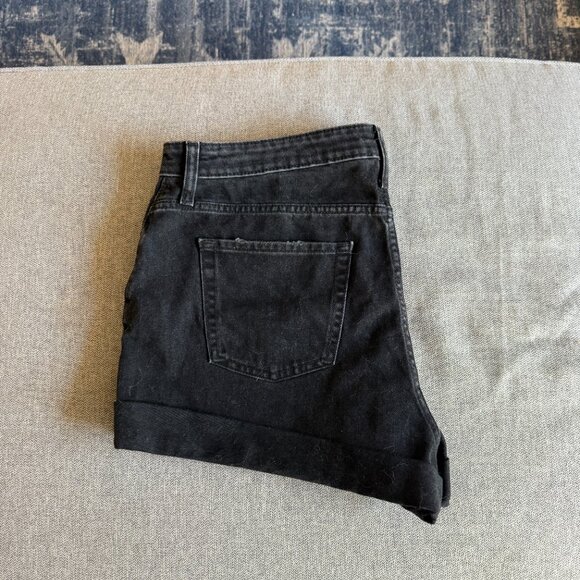 Wild Fable Black Denim Shorts • Size 14 - Picture 3 of 4